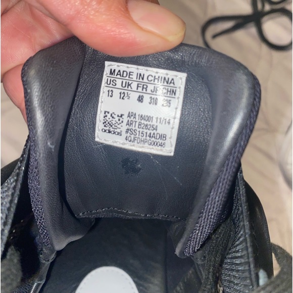Y-3 Yohji Yamamoto for Adidas Rare Kazuhiri Black Size 13 - Picture 10 of 14